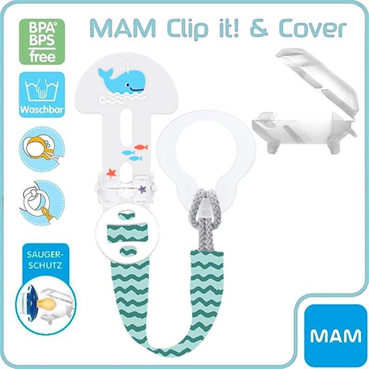 Actual product image MAM Dummy Band Clip it! & Cover