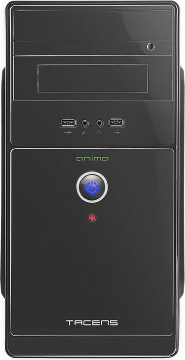 Actual product image Anima Boitier Mini Tour Micro ATX compatible AC0500 avec alimentation 500W (Noir) (mATX)
