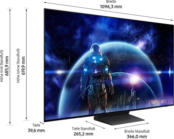 Produktbild Samsung GQ48S90DAEXZG (48", S90D, OLED, 4K, 2024)