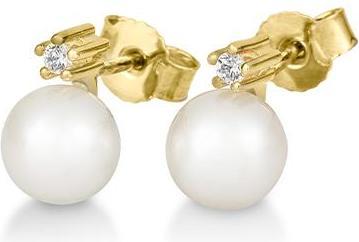 Produktbild Breuning OHRSCHMUCK - A.ZP/Brill. 0,06 Ct. H/si (585, - Gold)