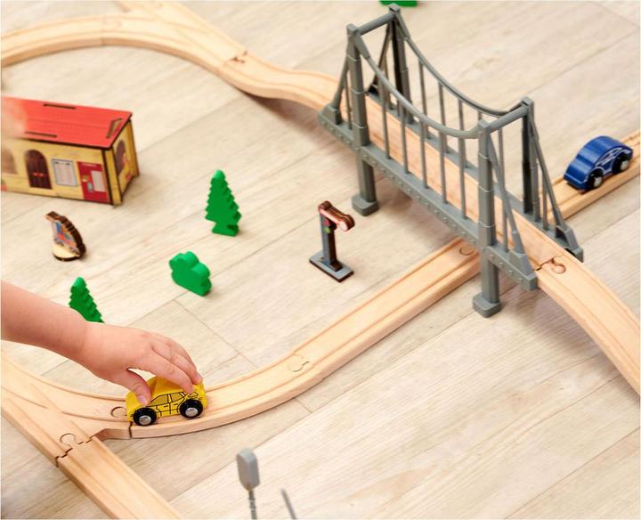Actual product image Eichhorn EH railroad, railroad set with bridge