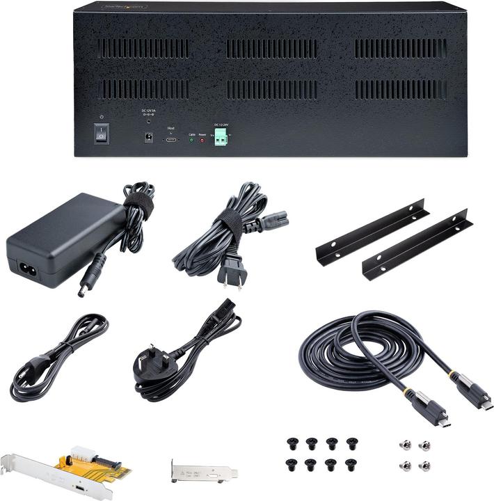 Actual product image StarTech com 4-Slot PCI Express Gehäuse, PCIe Erweiterungsbox mit PCIe x2 Hostkarte, PCIe 2.0 - 10 G