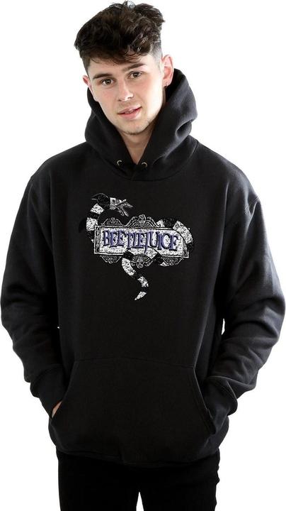 Immagine prodotto Beetlejuice Felpa con cappuccio Sandworm Logo Uomo (L)