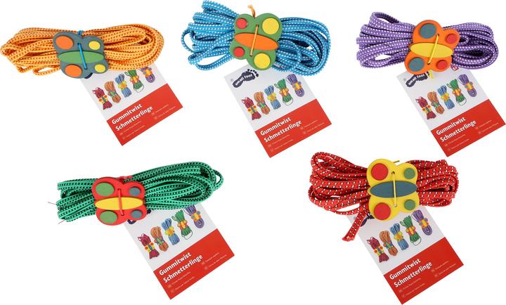 Produktbild small foot Gummitwist Schmetterlinge (200 cm)