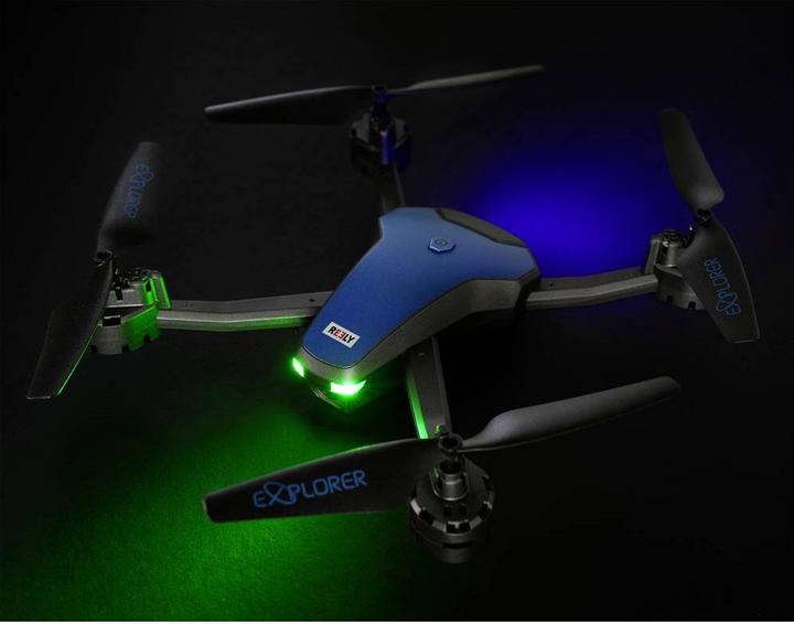 Actual product image Reely Marathon Quadrocopter RtF beginner, camera flight blue (metallic) (30 min, 181 g, 0.00 Mpx)