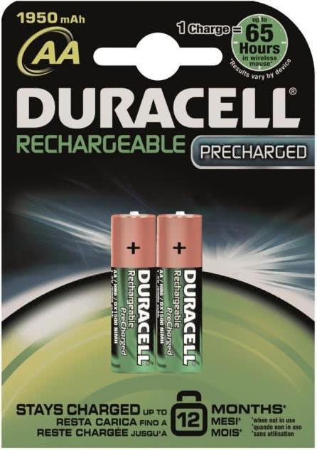 Image du produit Duracell Recharge Ultra (2 pcs, AA, 2500 mAh)