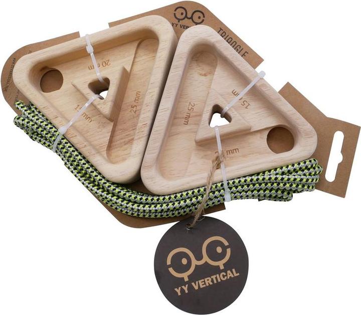 Actual product image Y & Y Triangle training handles (Wood / brown)