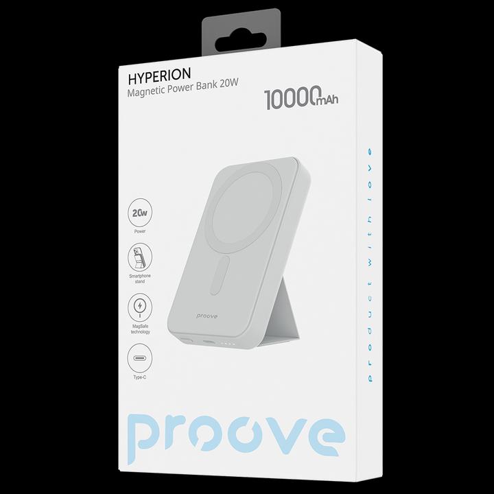 Image du produit Proove power bank Hyperion 20W 10000mAh white (10000 mAh, 20 W)