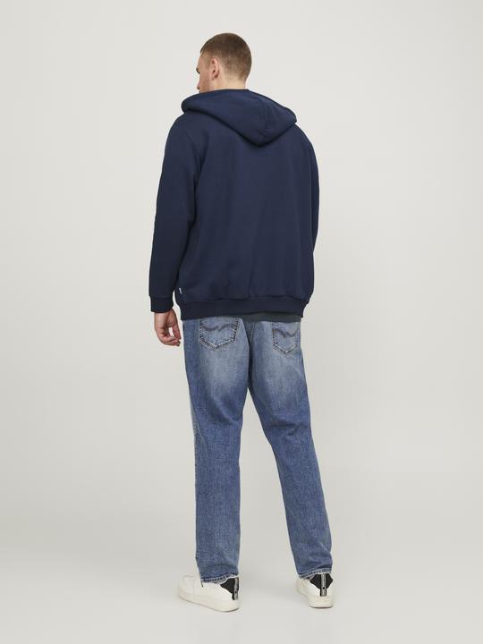 Actual product image Jack & Jones Zip Plus Size Hoodie (3XL)
