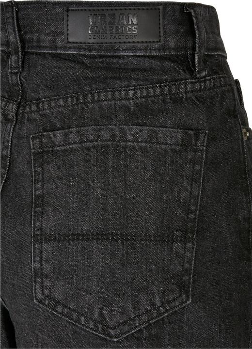 Produktbild Urban Classics Ladies High Waist Wide Leg Cropped Denim Pants (34)