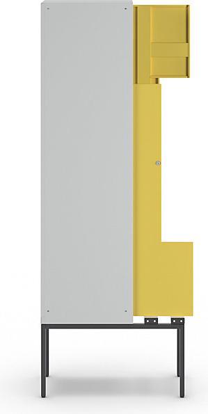 Produktbild Z-Garderobenschrank mit Sitzbank (40 cm, 214 cm)