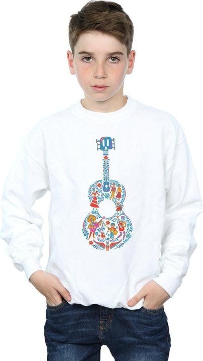 Immagine prodotto Disney Coco Guitar Pattern Felpa Ragazzi (152, 158)
