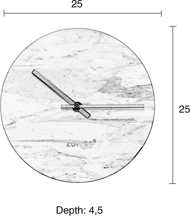 Actual product image Zuiver Marble (25 cm)