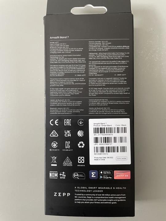 Produktbild Amazfit Band 7 (37.30 mm)