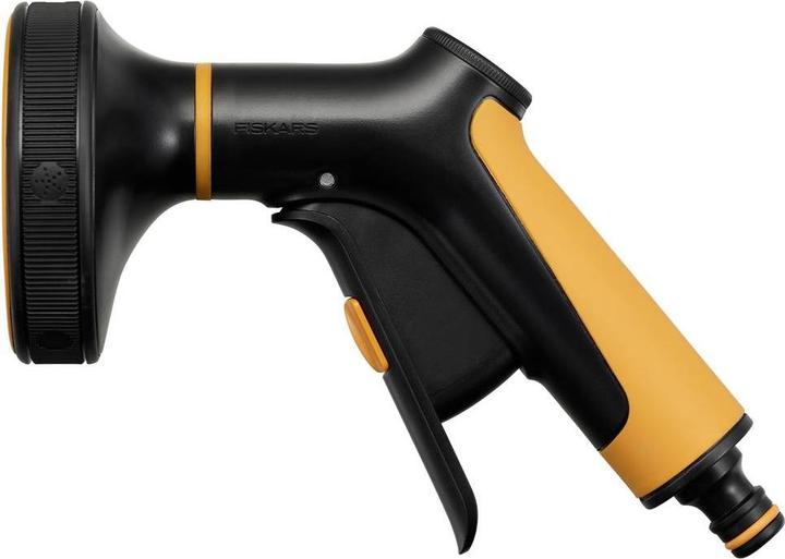 Produktbild Fiskars Sprühpistole Multi, 5 Funktionen, Stufenlos regelbarer Durchfluss, Mit Frontregler und Ein/A