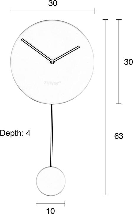 Actual product image Zuiver Minimal (30 cm)