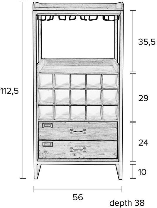 Actual product image White Label Living Edgar