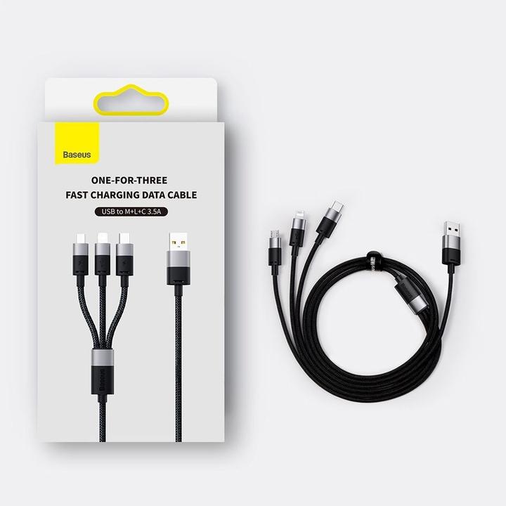 Produktbild Baseus 3in1 Ladekabel (1.20 m, USB 3.2 Gen 1)