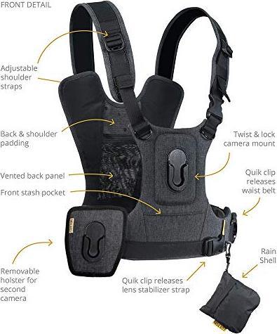 Actual product image Cotton Carrier Camera strap system (Shoulder strap, Hip belt)