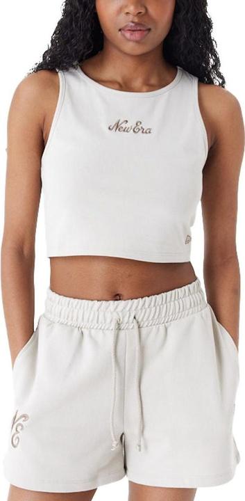 Produktbild New Era Ladies Cropped Tank Top stone beige - M (M)