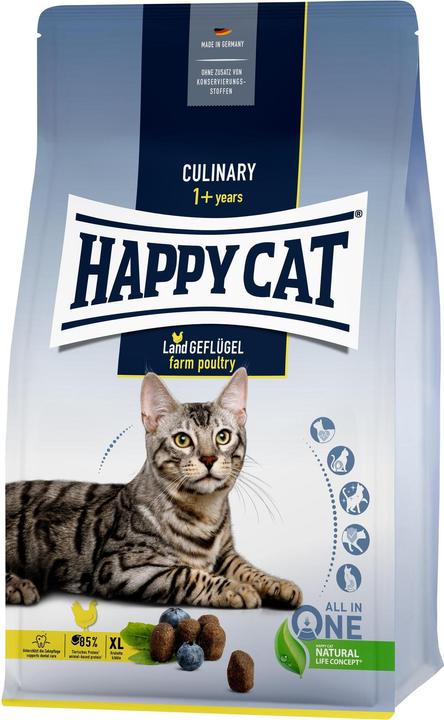 Produktbild Happy Cat Trockenfutter Supreme Culinary Land-Geflügel, 4 kg (Adult, 1 Stk., 4000 g)