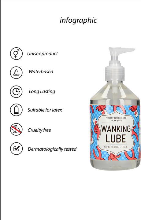 Produktbild Pharmquests Masturbation Lube - WANKING LUBE - 500 ml (500 ml)