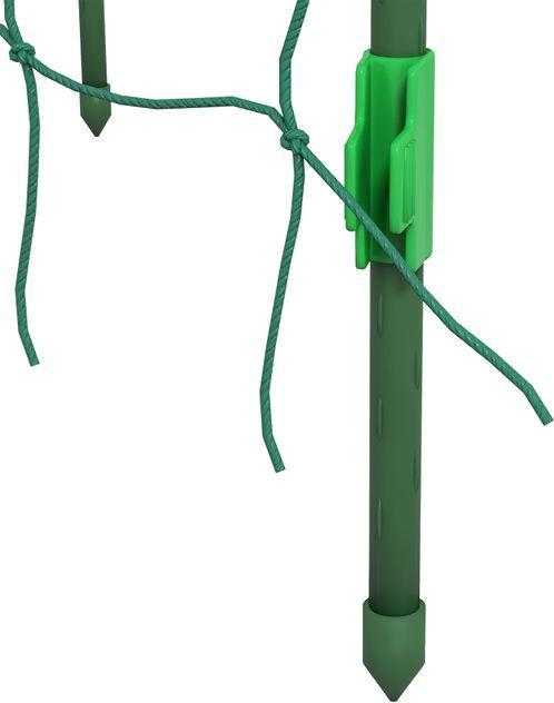 Image du produit Swisshandel24 Treillis, treillis ajustable, avec filet, pour jardin, balcon, acier, vert, 43 x 182 x 183 cm (182 cm, 43 cm)