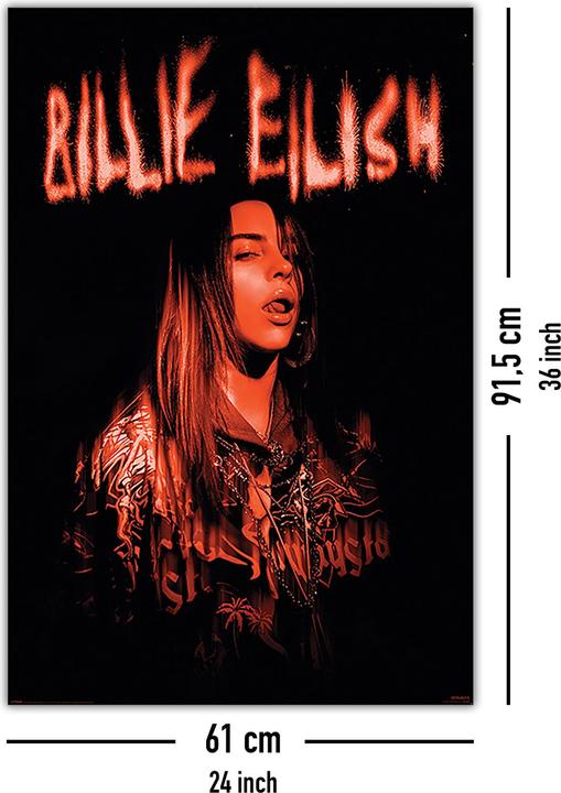 Produktbild Pyramid Billie Eilish Poster Sparks 61 x 91,5 cm