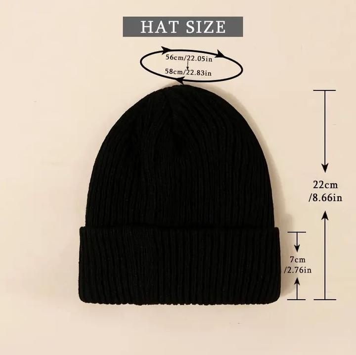 Produktbild Dema Strickmütze Wintermütze Schwarz