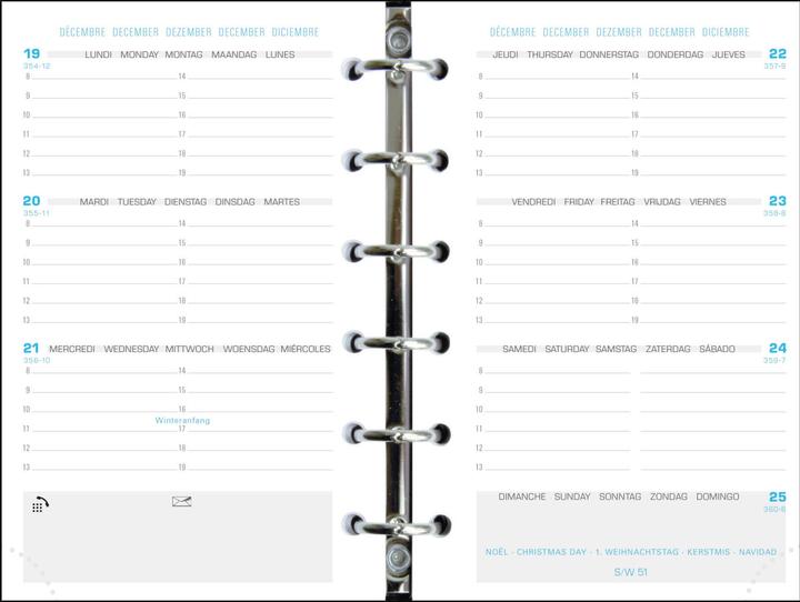 Produktbild Exacompta Agenda Exatime 14 SAD (Harter Einband)