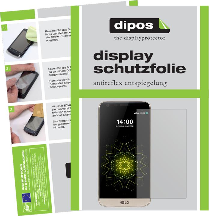 Produktbild Dipos Displayschutzfolie Antireflex (2 Stück, LG G5 SE)