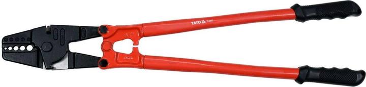 Yato Profi Presszange für Stahlseile 4,8-6,6-8,7-9,5-11,3mm | 660mm | YT-22851 (660 mm)