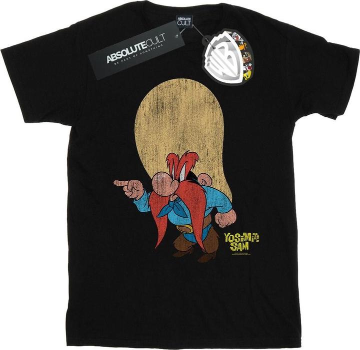 Immagine prodotto Looney Tunes Yosemite Sam Distressed Maglietta Ragazzi (140, 146)