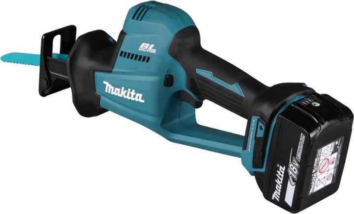 Actual product image Makita DJR189RTJ Cordless Reciprocating Saw, 18 V, 0 - 3100SPM, 22mm, 2x5.0Ah Li-ion, 2.5kg