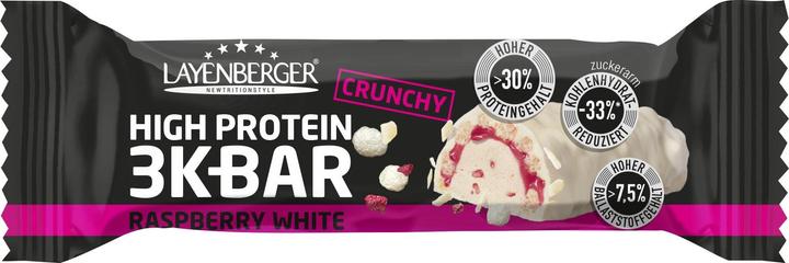 Actual product image Layenberger Protein Bar Crunchy Raspberry 45 g (Raspberry, Crunchy, 1 pcs., 45 g)