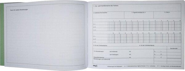 Produktbild Rnk Fahrtenbuch - Kontrollbuch (nach § 1 vormals § 6 Abs. 6 FPersV) A 5 quer, 32 Blatt (32 x)