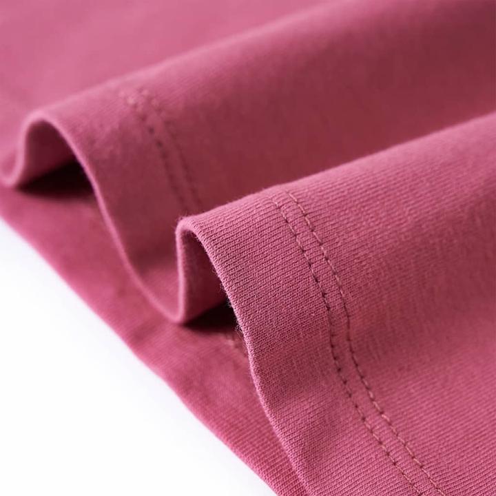 Actual product image VidaXL Children's long-sleeved shirt raspberry pink 116,Material: 95 (116)