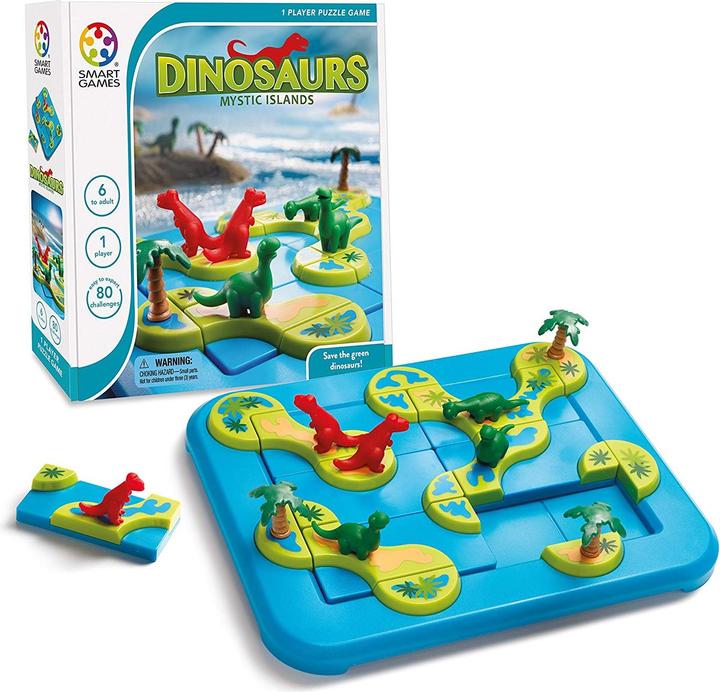 Productafbeelding Smart Games Dinosaurussen Mystieke Eilanden (Duits, Frans, Italiaans, Engels)