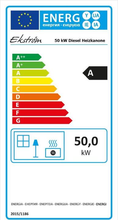 Produktbild Ekström Diesel Heizkanone 50 kW (50000 W)