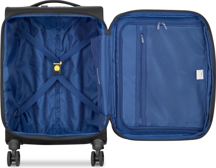 Immagine prodotto Delsey Brochant 3 Carrello da cabina a 4 ruote da 55 cm con ripiegamento elastico (40 l, Bagaglio a mano (fino a 50 litri))