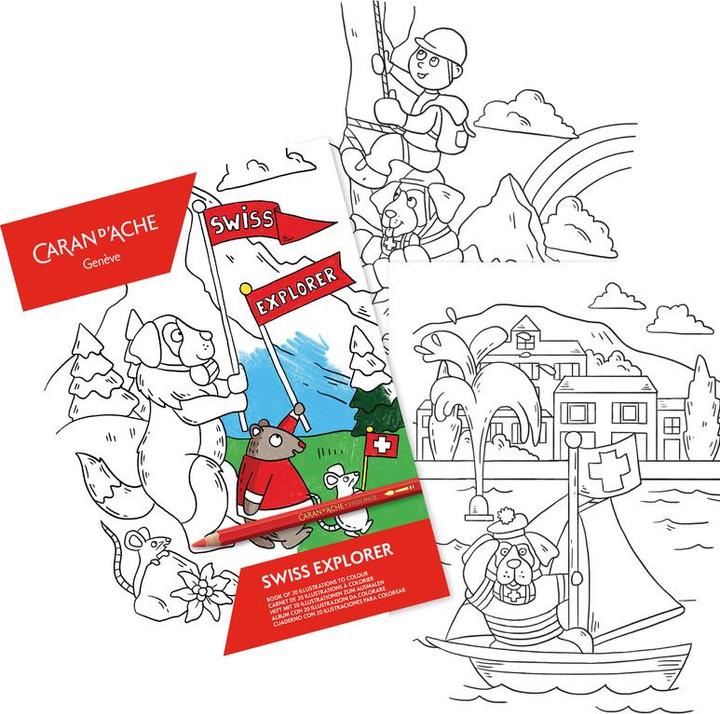 Image du produit Caran d'Ache Swiss Explorer Malbuch