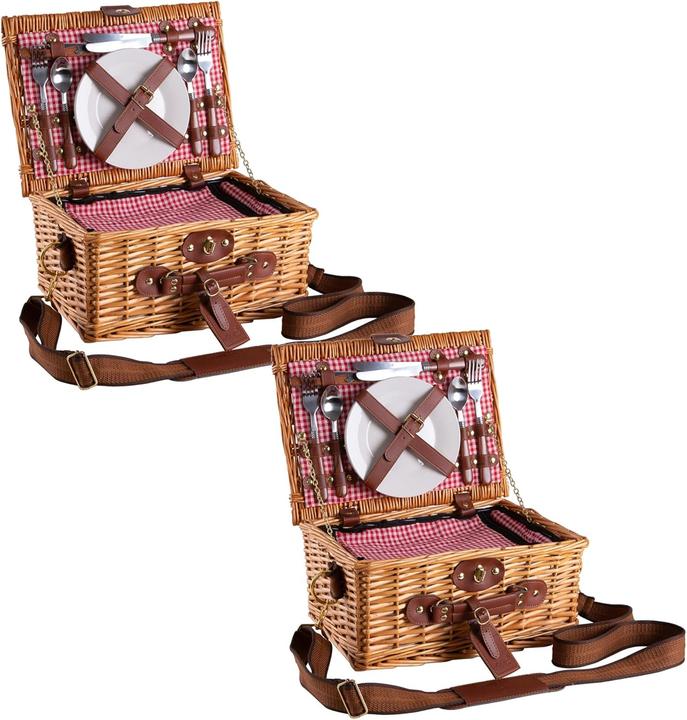 Immagine prodotto EGenuss Picknickkorb-Set für 2 Personen mit Kühlfach