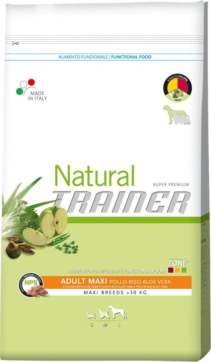 Actual product image Natural Trainer NATURAL Adult Maxi Chicken, Rice & Aloe Vera (Senior, Adult, Junior, 1 pcs., 12500 g)