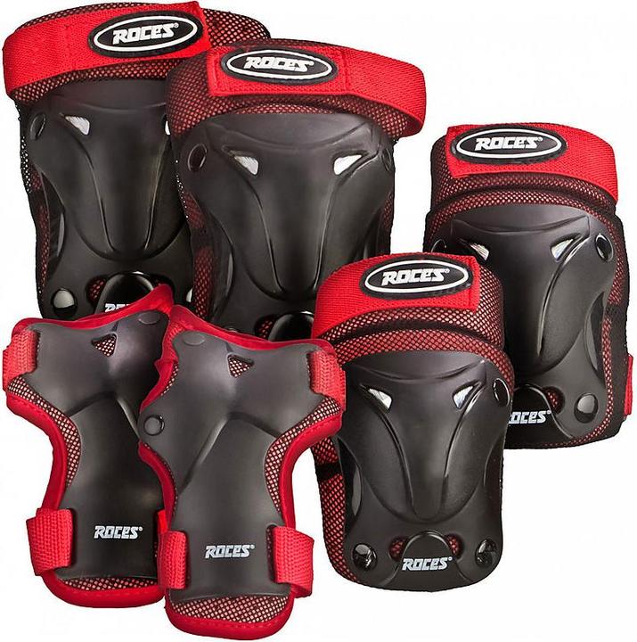 Actual product image Roces Jr Ventilated (M, Elbow protectors, Wrist protectors, Knee pad)