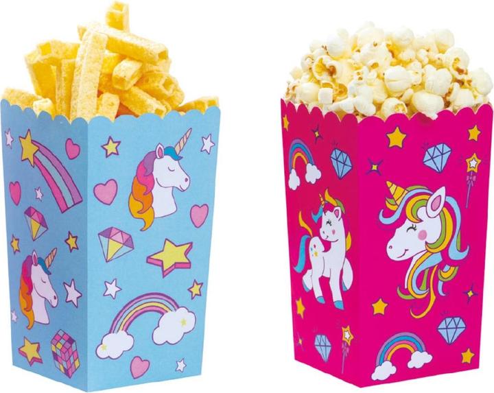 Actual product image Decora Popcorn box - Unicorn (6pcs) (6 x)