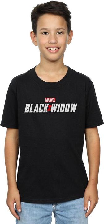 Immagine prodotto Black Widow Movie Logo Maglietta Ragazzi (152, 158)