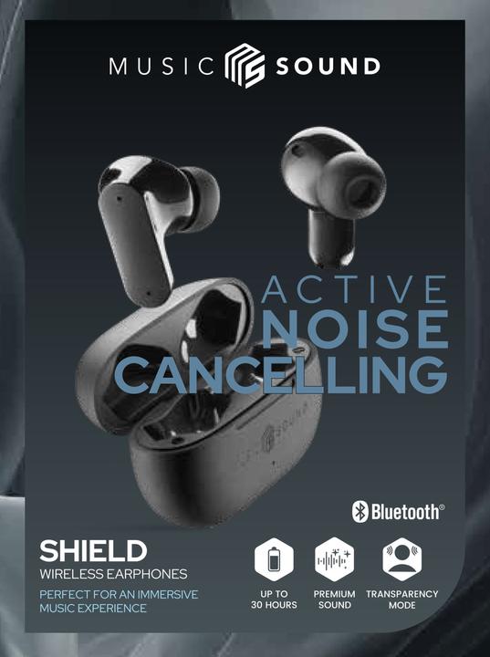 Produktbild Music Sound Shield (ANC, 30 h, Kabellos)