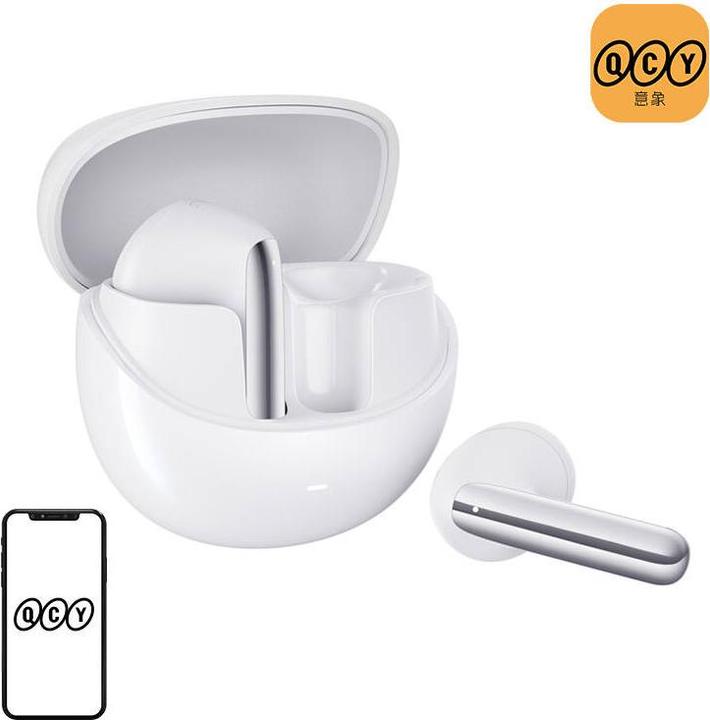 Immagine prodotto QCY Auricolari HT10 TWS, ANC (bianco) (ANC, 30 h, Senza fili)
