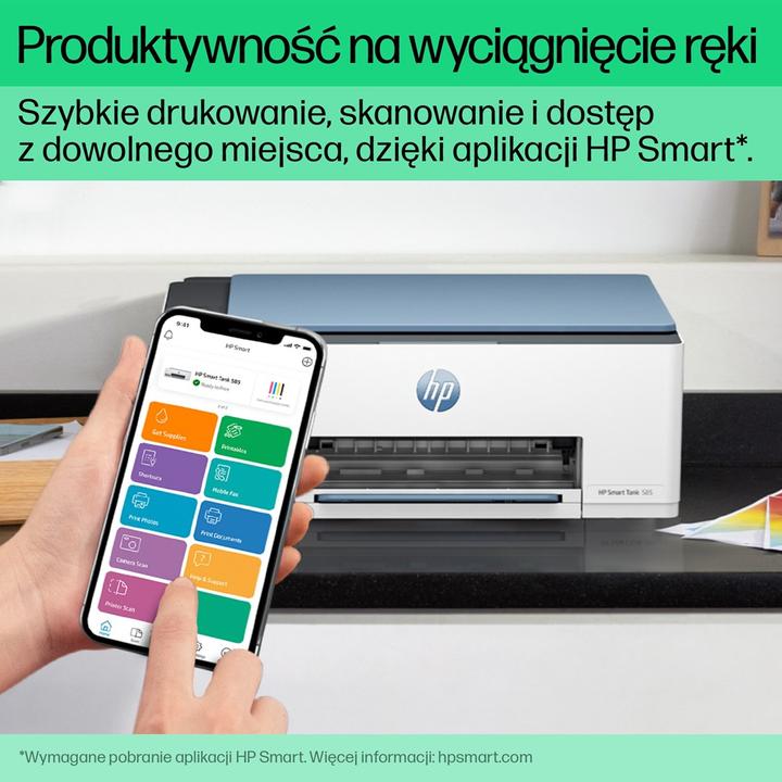 Actual product image HP Smart Tank 585 kolor WIFI (Thermal printing, Colour)