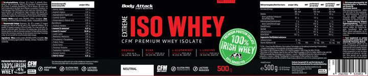 Actual product image Body Attack Extreme Iso Whey Professional (Banana, 1 pcs., 1800 g)